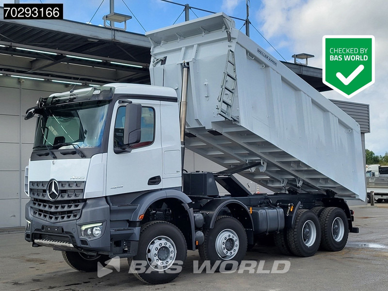 Mercedes-Benz Arocs 4245 8X4 New! 22m3 Meiller Kipper Big-Axle Steelsuspension Manual Euro 3 - Caminhão basculante: foto 1 Mercedes-Benz Arocs 4245 8X4 New! 22m3 Meiller Kipper Big-Axle Steelsuspension Manual Euro 3 - Caminhão basculante: foto 1