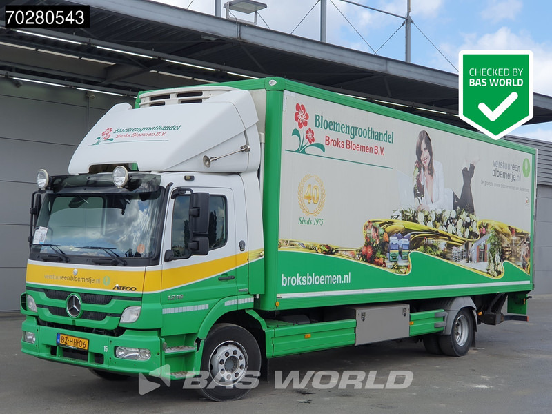 Mercedes-Benz Atego 1218 Atego 4X2 12t NL-Truck Mitsubishi TDJ430D cooler 1500kg Ladebordwand Euro 5 - Caminhão frigorífico: foto 1 Mercedes-Benz Atego 1218 Atego 4X2 12t NL-Truck Mitsubishi TDJ430D cooler 1500kg Ladebordwand Euro 5 - Caminhão frigorífico: foto 1