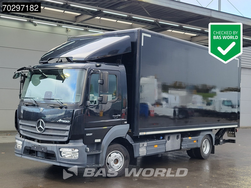 Mercedes-Benz Atego 1221 4X2 12tonner Automatic 1500kg Ladebordwand Airco Euro 6 - Caminhão furgão: foto 1 Mercedes-Benz Atego 1221 4X2 12tonner Automatic 1500kg Ladebordwand Airco Euro 6 - Caminhão furgão: foto 1