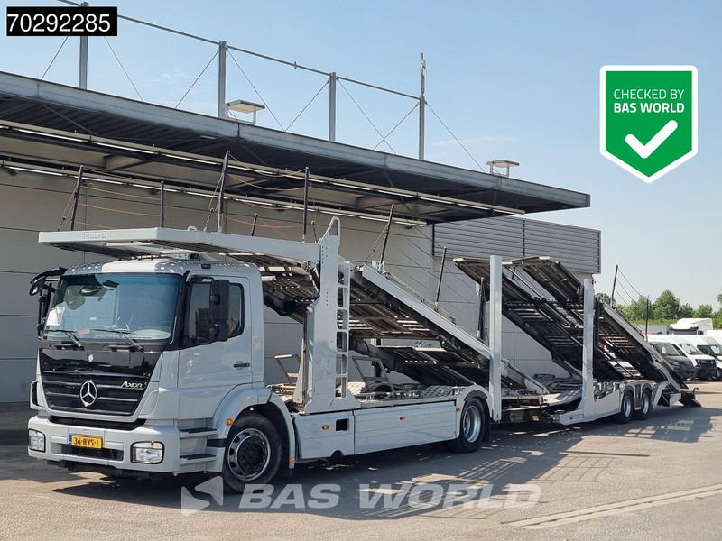 Mercedes-Benz Axor 1833 4X2 NL-Truck Rolfo car transporter Retarder 3-Pedals Euro 5 - Caminhão transporte de veículos: foto 1 Mercedes-Benz Axor 1833 4X2 NL-Truck Rolfo car transporter Retarder 3-Pedals Euro 5 - Caminhão transporte de veículos: foto 1