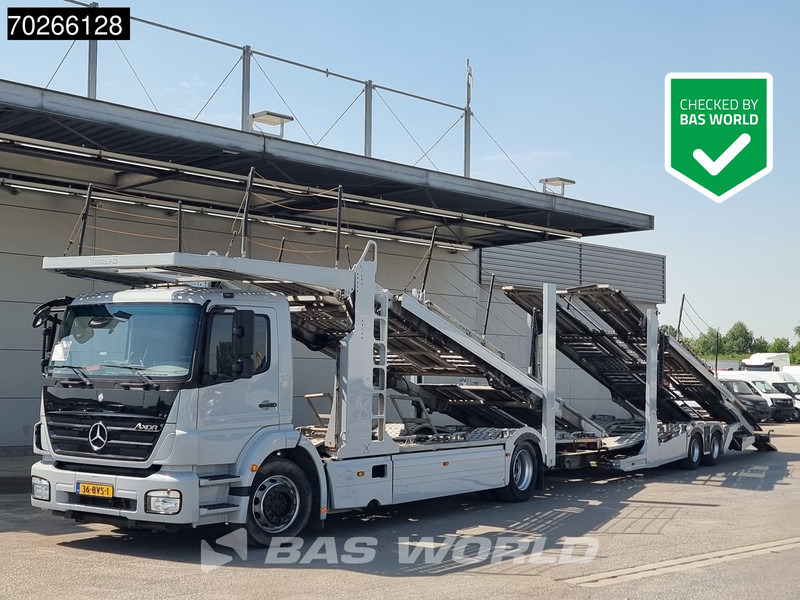 Mercedes-Benz Axor 1833 4X2 Retarder 3-Pedals Rolfo Aufbau Euro 5 - Caminhão transporte de veículos: foto 1 Mercedes-Benz Axor 1833 4X2 Retarder 3-Pedals Rolfo Aufbau Euro 5 - Caminhão transporte de veículos: foto 1
