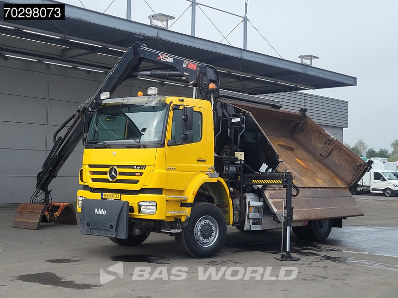 Mercedes-Benz Axor 2124 Axor 4X4 8m3 Tipper HIAB 122 B-2 HIDUO Crane Steel suspension Automatic Big-Axle Euro 5 - Caminhão basculante, Caminhão grua: foto 5 Mercedes-Benz Axor 2124 Axor 4X4 8m3 Tipper HIAB 122 B-2 HIDUO Crane Steel suspension Automatic Big-Axle Euro 5 - Caminhão basculante, Caminhão grua: foto 5