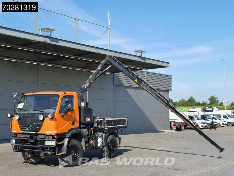 Mercedes-Benz U20 4X4 Hiab 022D-3 HIDUO Kran Crane Hydraulic Euro 5 - Camião de caixa aberta/ Plataforma, Caminhão grua: foto 5 Mercedes-Benz U20 4X4 Hiab 022D-3 HIDUO Kran Crane Hydraulic Euro 5 - Camião de caixa aberta/ Plataforma, Caminhão grua: foto 5
