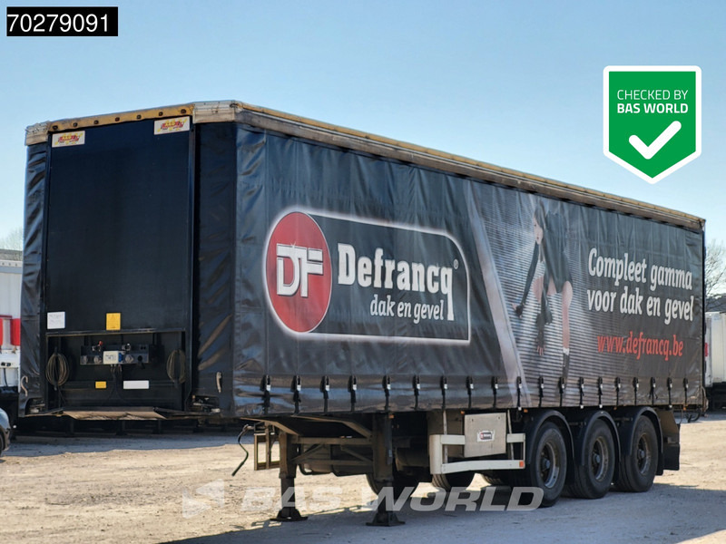 Pacton TPD 339 1xLift+2xLenkachse Kooiaap - Semi-reboque de lona: foto 1 Pacton TPD 339 1xLift+2xLenkachse Kooiaap - Semi-reboque de lona: foto 1