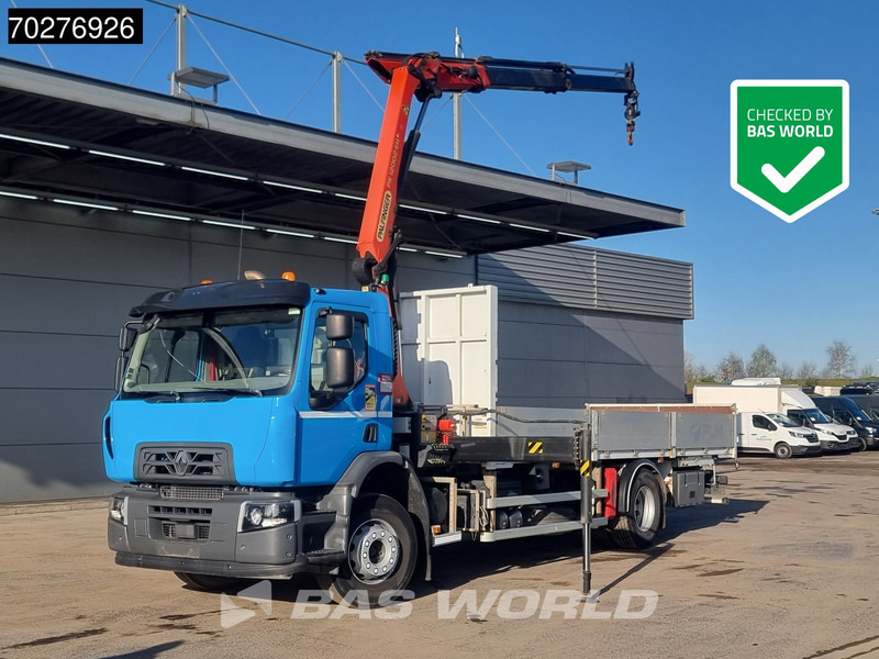 Renault C 320 4X2 Palfinger PK12002EH Kran Crane Remote Euro 6 - Camião de caixa aberta/ Plataforma, Caminhão grua: foto 1 Renault C 320 4X2 Palfinger PK12002EH Kran Crane Remote Euro 6 - Camião de caixa aberta/ Plataforma, Caminhão grua: foto 1