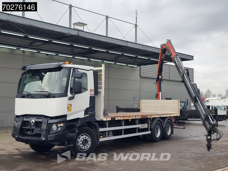 Renault C 380 6X4 Palfinger PK18002-EH C Remote Retarder Euro 6 - Camião de caixa aberta/ Plataforma, Caminhão grua: foto 5 Renault C 380 6X4 Palfinger PK18002-EH C Remote Retarder Euro 6 - Camião de caixa aberta/ Plataforma, Caminhão grua: foto 5