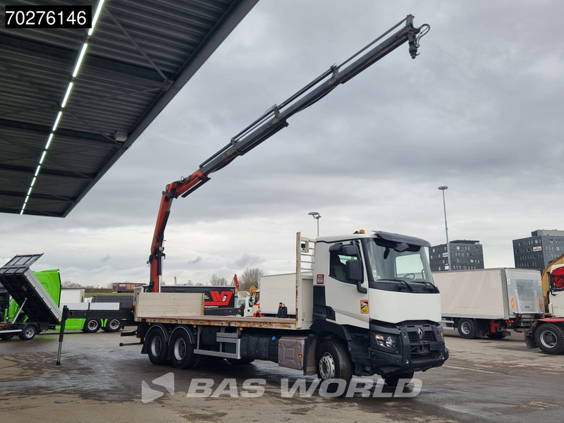 Renault C 380 6X4 Palfinger PK18002-EH C Remote Retarder Euro 6 - Camião de caixa aberta/ Plataforma, Caminhão grua: foto 3 Renault C 380 6X4 Palfinger PK18002-EH C Remote Retarder Euro 6 - Camião de caixa aberta/ Plataforma, Caminhão grua: foto 3