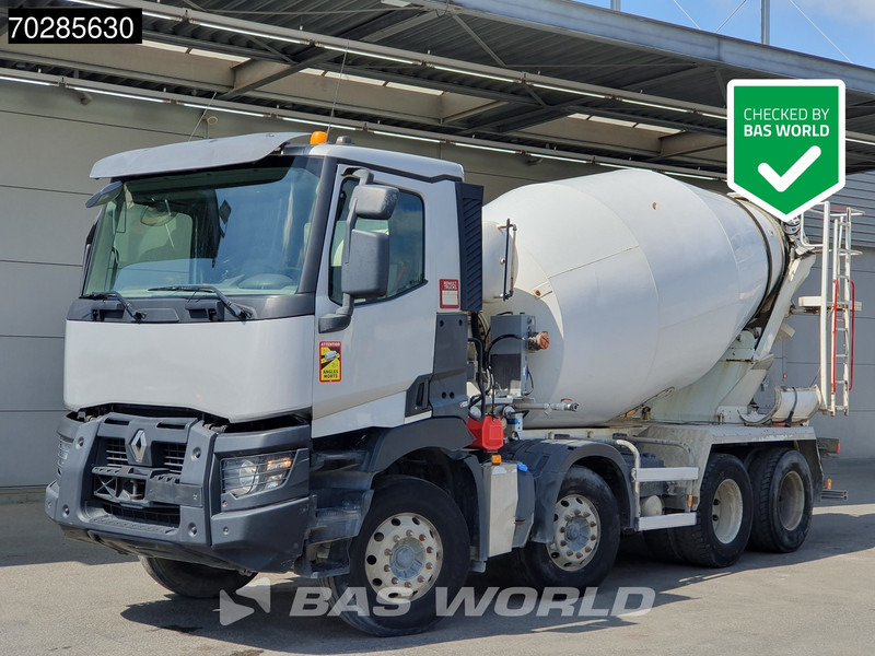 Renault C 430 8X4 9m3 Euromixbeton Mixer Steelsuspension Automatic Euro 6 - Caminhão betoneira: foto 1 Renault C 430 8X4 9m3 Euromixbeton Mixer Steelsuspension Automatic Euro 6 - Caminhão betoneira: foto 1