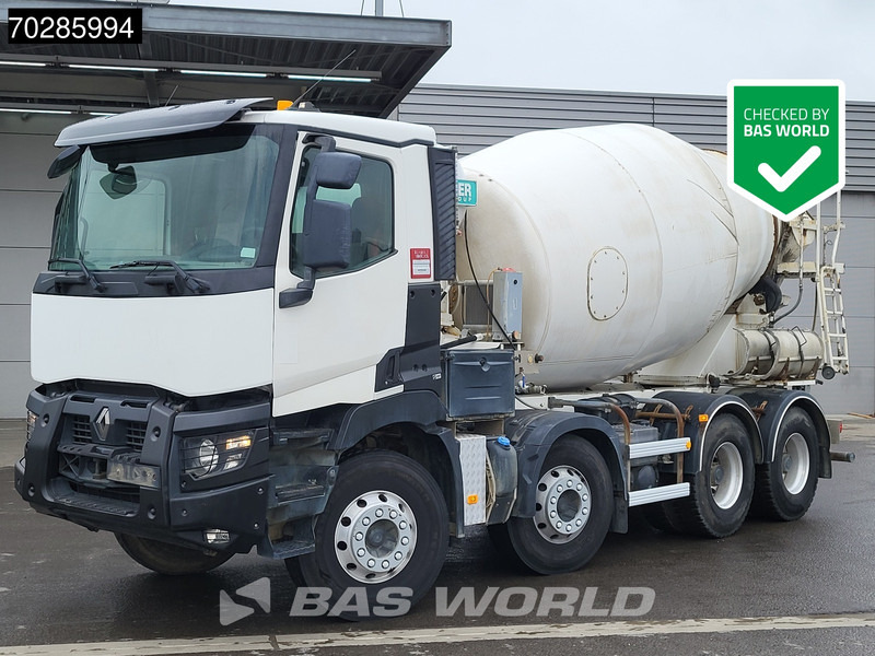 Renault C 430 8X4 9m3 IMER Mixer Big-Axle Steelsuspension Automatic Euro 6 - Caminhão betoneira: foto 1 Renault C 430 8X4 9m3 IMER Mixer Big-Axle Steelsuspension Automatic Euro 6 - Caminhão betoneira: foto 1