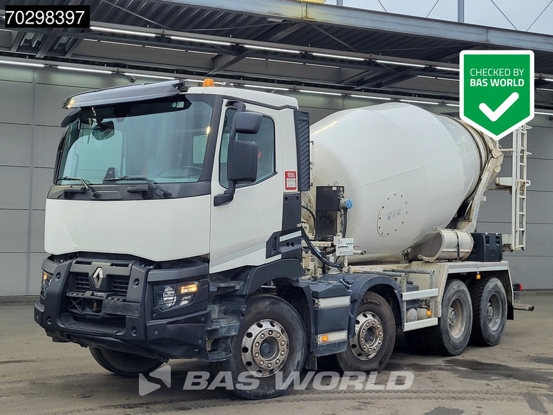 Renault C 430 8X4 9m3 Stetter Mixer Big-Axle Steelsuspension Automatic Euro 6 - Caminhão betoneira: foto 1 Renault C 430 8X4 9m3 Stetter Mixer Big-Axle Steelsuspension Automatic Euro 6 - Caminhão betoneira: foto 1