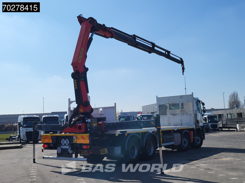 Camião de caixa aberta/ Plataforma, Caminhão grua Renault C 430 8X4 Palfinger 22002 EH kran Crane Big-Axle steel suspension Euro 6: foto 9
