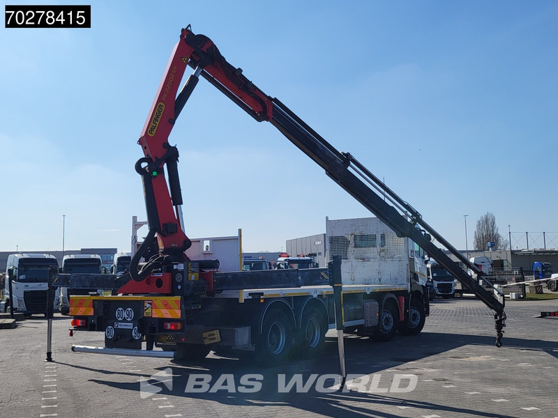 Camião de caixa aberta/ Plataforma, Caminhão grua Renault C 430 8X4 Palfinger 22002 EH kran Crane Big-Axle steel suspension Euro 6: foto 8