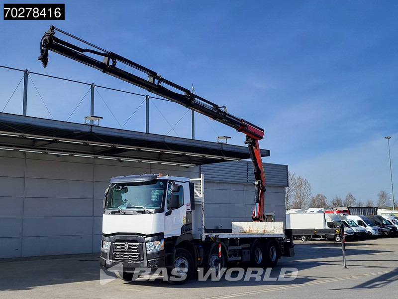 Renault C 430 8X4 Palfinger PK33002EH Euro 6 Big Axle - Camião de caixa aberta/ Plataforma, Caminhão grua: foto 3 Renault C 430 8X4 Palfinger PK33002EH Euro 6 Big Axle - Camião de caixa aberta/ Plataforma, Caminhão grua: foto 3