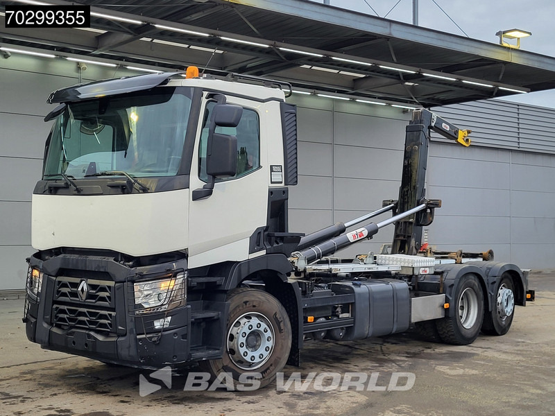 Renault C 460 6X2 20 tons Hyva 20-57-S containersystem Lift+steering Axle Automatic LED - Caminhão polibenne: foto 3 Renault C 460 6X2 20 tons Hyva 20-57-S containersystem Lift+steering Axle Automatic LED - Caminhão polibenne: foto 3