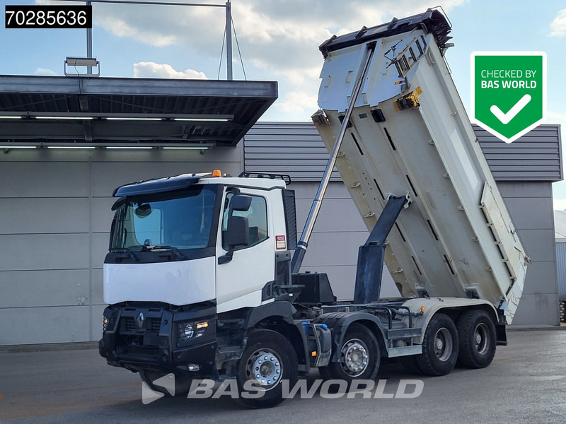 Renault C 460 8X4 17m3 Meiller tipper Automatic Big-Axle Euro 6 - Caminhão basculante: foto 1 Renault C 460 8X4 17m3 Meiller tipper Automatic Big-Axle Euro 6 - Caminhão basculante: foto 1
