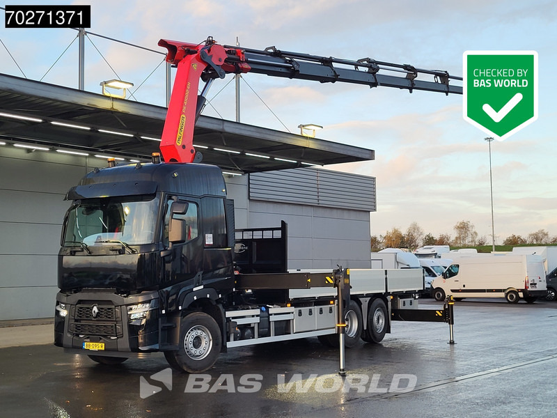 Renault C 480 6X2 NEW! Palfinger PK41002 EH Crane Kran ACC Euro 6 - Camião de caixa aberta/ Plataforma, Caminhão grua: foto 1 Renault C 480 6X2 NEW! Palfinger PK41002 EH Crane Kran ACC Euro 6 - Camião de caixa aberta/ Plataforma, Caminhão grua: foto 1