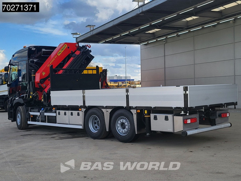 Camião de caixa aberta/ Plataforma, Caminhão grua nuevo Renault C 480 6X2 NEW! Palfinger PK41002 EH Crane Kran ACC Euro 6: foto 12