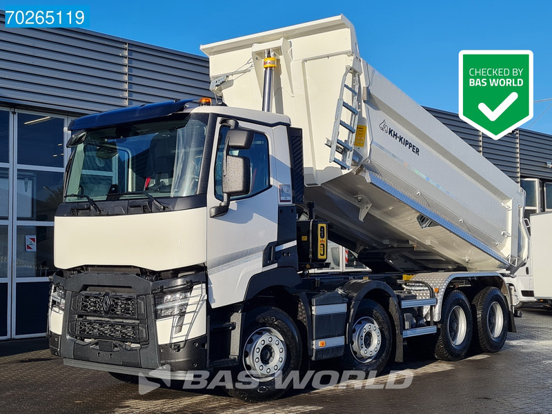 Renault C 480 8X4 NEW! 18m3 KH Kipper Big Axle Full steel OPTIBRAKE+ Euro 6 - Caminhão basculante: foto 1 Renault C 480 8X4 NEW! 18m3 KH Kipper Big Axle Full steel OPTIBRAKE+ Euro 6 - Caminhão basculante: foto 1