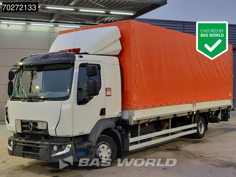 Renault D 240 4X2 12t Ladebordwand ACC Euro 6 - Caminhão com lona: foto 1 Renault D 240 4X2 12t Ladebordwand ACC Euro 6 - Caminhão com lona: foto 1