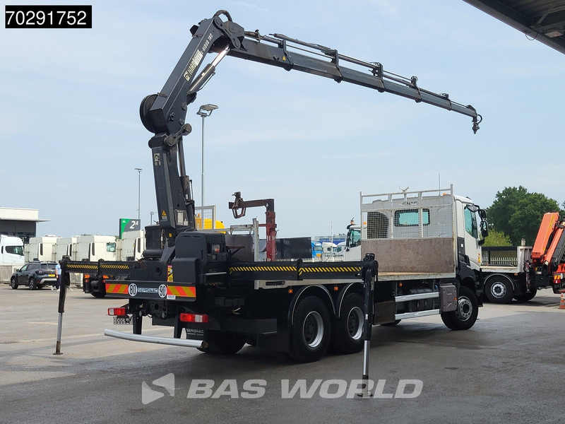 Renault K 380 6X4 HIAB X-HIDUO 188 E-5 Crane Steelsuspension Big-Axle Automatic Euro 6 - Camião de caixa aberta/ Plataforma, Caminhão grua: foto 5 Renault K 380 6X4 HIAB X-HIDUO 188 E-5 Crane Steelsuspension Big-Axle Automatic Euro 6 - Camião de caixa aberta/ Plataforma, Caminhão grua: foto 5