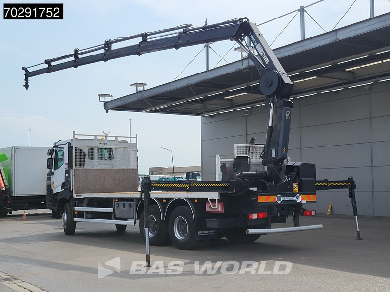 Renault K 380 6X4 HIAB X-HIDUO 188 E-5 Crane Steelsuspension Big-Axle Automatic Euro 6 - Camião de caixa aberta/ Plataforma, Caminhão grua: foto 2 Renault K 380 6X4 HIAB X-HIDUO 188 E-5 Crane Steelsuspension Big-Axle Automatic Euro 6 - Camião de caixa aberta/ Plataforma, Caminhão grua: foto 2