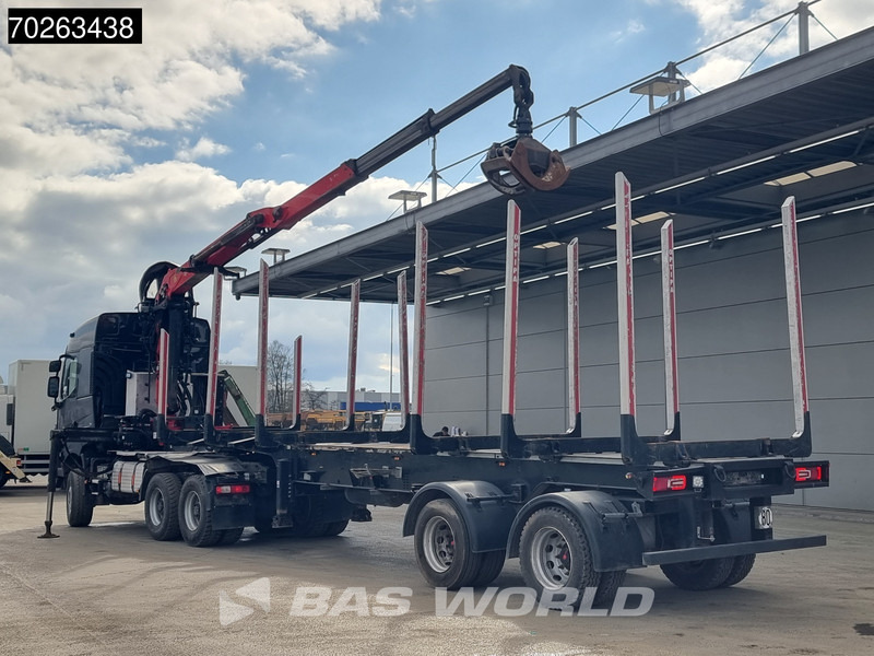 Renault K 520 6X6 Holz Kran Palfinger Q180Z96 6x6 Big-Axle Steelsuspension - Caminhão florestal, Caminhão grua: foto 5 Renault K 520 6X6 Holz Kran Palfinger Q180Z96 6x6 Big-Axle Steelsuspension - Caminhão florestal, Caminhão grua: foto 5