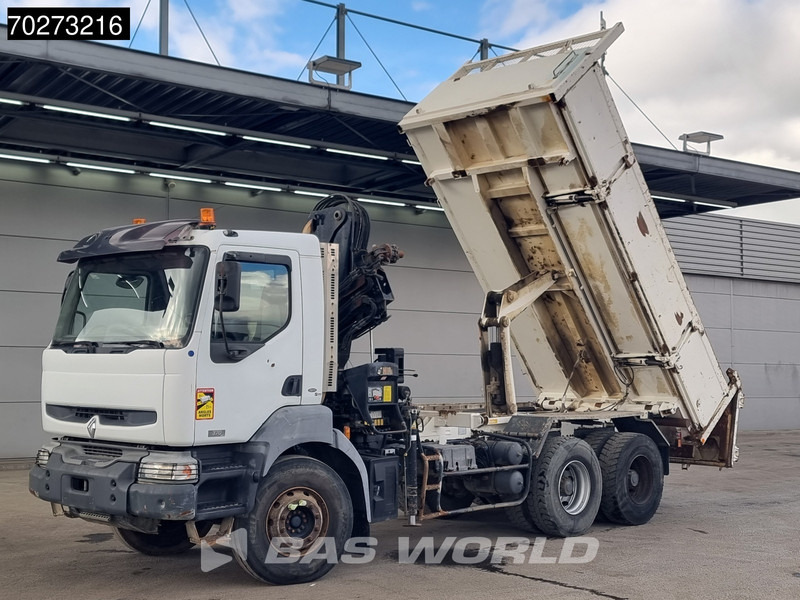 Renault Kerax 360 6X4 Hiab 144 B-2 Hiduo Kran Manual Big-Axle Steelsuspension Euro 3 - Caminhão basculante, Caminhão grua: foto 5 Renault Kerax 360 6X4 Hiab 144 B-2 Hiduo Kran Manual Big-Axle Steelsuspension Euro 3 - Caminhão basculante, Caminhão grua: foto 5