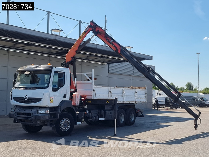 Renault Kerax 370 6X4 Palfinger PK16502 Kran Crane Big-Axle Steel suspension Euro 4 - Caminhão basculante, Caminhão grua: foto 5 Renault Kerax 370 6X4 Palfinger PK16502 Kran Crane Big-Axle Steel suspension Euro 4 - Caminhão basculante, Caminhão grua: foto 5