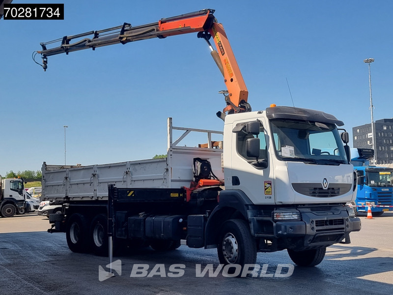 Renault Kerax 370 6X4 Palfinger PK16502 Kran Crane Big-Axle Steel suspension Euro 4 - Caminhão basculante, Caminhão grua: foto 3 Renault Kerax 370 6X4 Palfinger PK16502 Kran Crane Big-Axle Steel suspension Euro 4 - Caminhão basculante, Caminhão grua: foto 3
