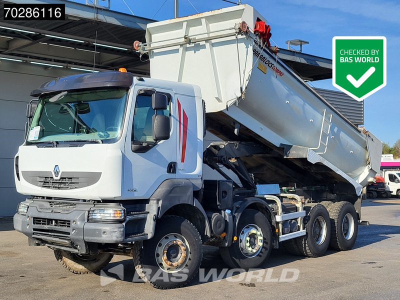 Renault Kerax 430 8X4 16m3 tipper Retarder Big-Axle steel suspension automatic Euro 5 - Caminhão basculante: foto 1 Renault Kerax 430 8X4 16m3 tipper Retarder Big-Axle steel suspension automatic Euro 5 - Caminhão basculante: foto 1