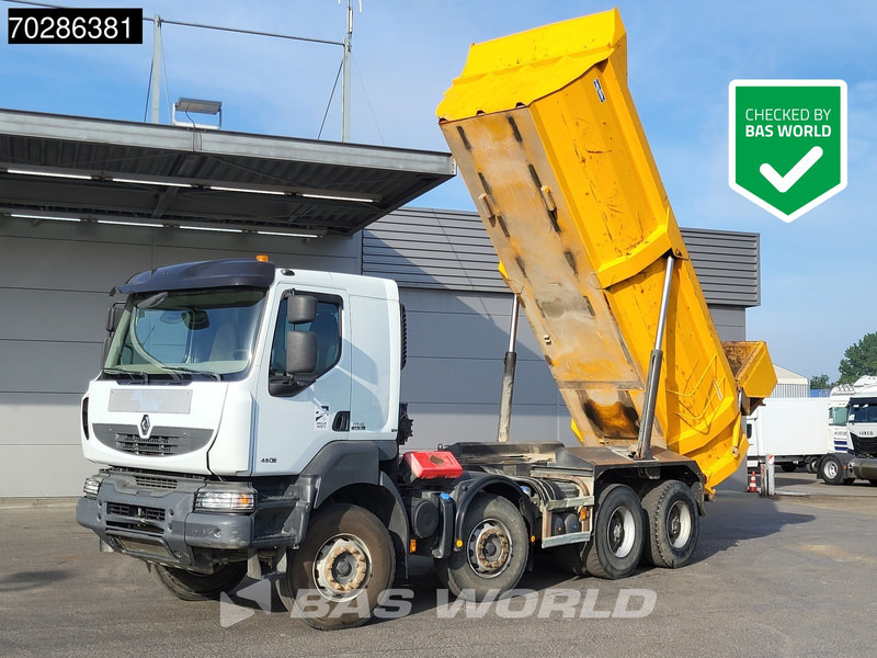Renault Kerax 480 8X4 16m3 tipper Retarder Optibrake+ Big-Axle Steelsuspension Euro 5 - Caminhão basculante: foto 1 Renault Kerax 480 8X4 16m3 tipper Retarder Optibrake+ Big-Axle Steelsuspension Euro 5 - Caminhão basculante: foto 1