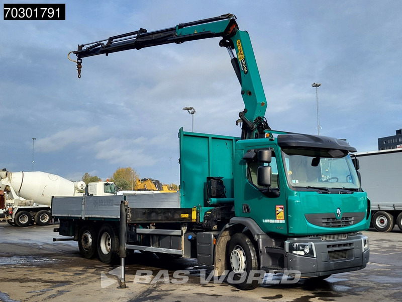 Renault Premium 380 6X2 Palfinger PK20002 Crane Kran Lift+Steering Axle Air suspension Euro 5 - Camião de caixa aberta/ Plataforma, Caminhão grua: foto 3 Renault Premium 380 6X2 Palfinger PK20002 Crane Kran Lift+Steering Axle Air suspension Euro 5 - Camião de caixa aberta/ Plataforma, Caminhão grua: foto 3