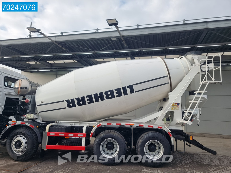 Caminhão betoneira nuevo SHACMAN 8x4 EURO 6 8X4 NEW! 8m3 Liebherr Mixer Big-Axle Steel Suspension: foto 8