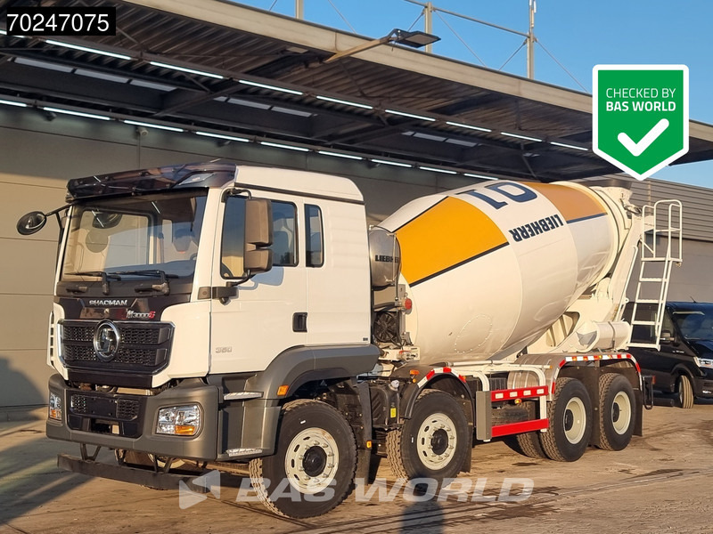 SHACMAN M3000 S 8X4 NEW! 8m3 Liebherr Mixer Big-Axle Steelsuspension - Caminhão betoneira: foto 1 SHACMAN M3000 S 8X4 NEW! 8m3 Liebherr Mixer Big-Axle Steelsuspension - Caminhão betoneira: foto 1