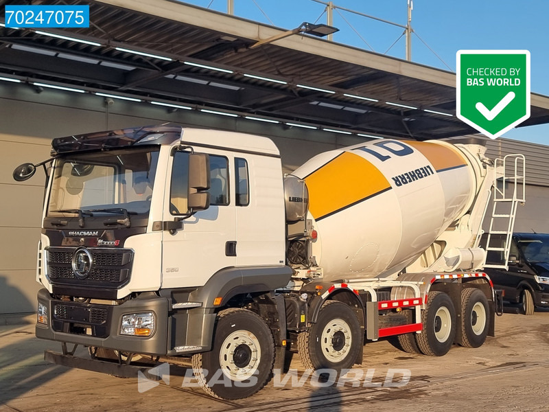 SHACMAN M3000 S 8X4 NEW! 8m3 Liebherr Mixer Big-Axle Steelsuspension - Caminhão betoneira: foto 1 SHACMAN M3000 S 8X4 NEW! 8m3 Liebherr Mixer Big-Axle Steelsuspension - Caminhão betoneira: foto 1