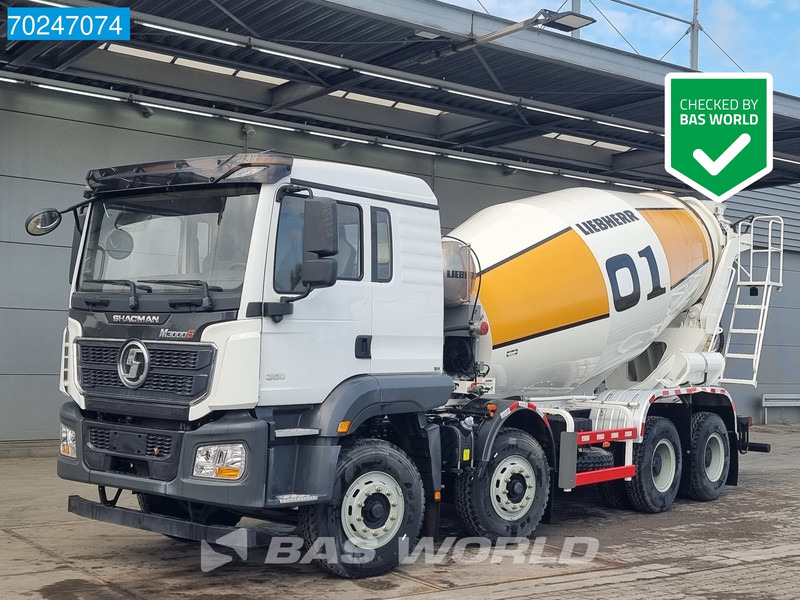 SHACMAN M3000 S 8X4 NEW! 8m3 Liebherr Mixer Big-Axle Steelsuspension - Caminhão betoneira: foto 1 SHACMAN M3000 S 8X4 NEW! 8m3 Liebherr Mixer Big-Axle Steelsuspension - Caminhão betoneira: foto 1