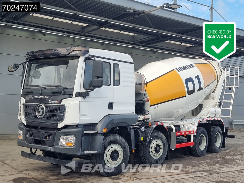 SHACMAN M3000 S 8X4 NEW! 8m3 Liebherr Mixer Big-Axle Steelsuspension - Caminhão betoneira: foto 1 SHACMAN M3000 S 8X4 NEW! 8m3 Liebherr Mixer Big-Axle Steelsuspension - Caminhão betoneira: foto 1