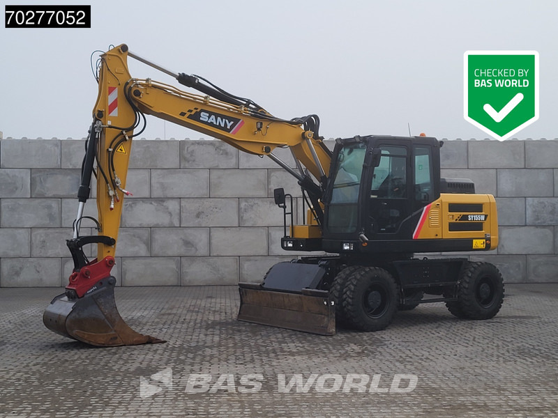 Sany SY155 W - Escavadeira de rodas: foto 1 Sany SY155 W - Escavadeira de rodas: foto 1