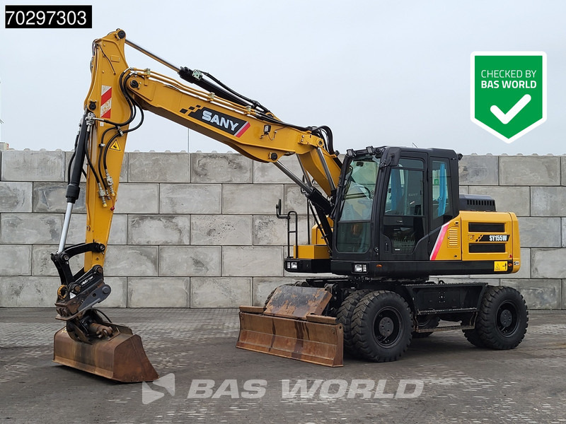 Sany SY155 W - Escavadeira de rodas: foto 1 Sany SY155 W - Escavadeira de rodas: foto 1