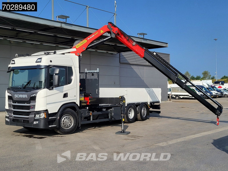 Scania G410 6X2 New! Palfinger PK24.001 SLD 5 Crane Kran Retarder Lift+Steering Axle LED ACC - Camião de caixa aberta/ Plataforma, Caminhão grua: foto 3 Scania G410 6X2 New! Palfinger PK24.001 SLD 5 Crane Kran Retarder Lift+Steering Axle LED ACC - Camião de caixa aberta/ Plataforma, Caminhão grua: foto 3