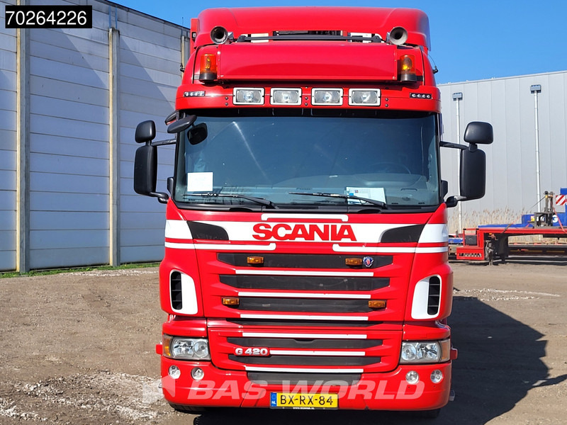 Scania G420 6X2 Van Dijk Cattle transport Liftable floor Lift-Asche Euro 5 - Caminhão furgão: foto 5 Scania G420 6X2 Van Dijk Cattle transport Liftable floor Lift-Asche Euro 5 - Caminhão furgão: foto 5