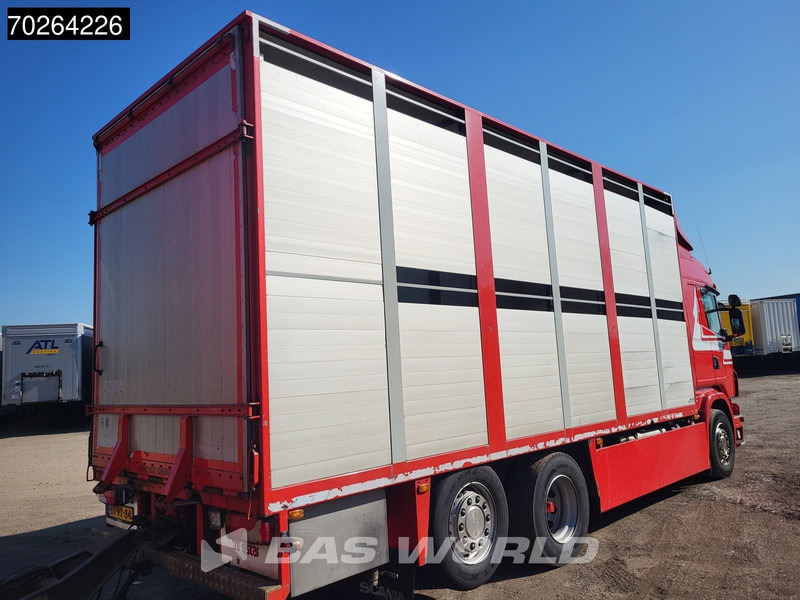 Scania G420 6X2 Van Dijk Cattle transport Liftable floor Lift-Asche Euro 5 - Caminhão furgão: foto 3 Scania G420 6X2 Van Dijk Cattle transport Liftable floor Lift-Asche Euro 5 - Caminhão furgão: foto 3