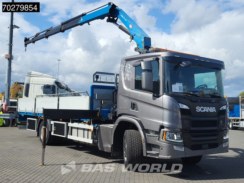 Scania P280 4X2 HMF 1420K-RC Kran Crane Automatic Euro 6 - Camião de caixa aberta/ Plataforma, Caminhão grua: foto 3 Scania P280 4X2 HMF 1420K-RC Kran Crane Automatic Euro 6 - Camião de caixa aberta/ Plataforma, Caminhão grua: foto 3
