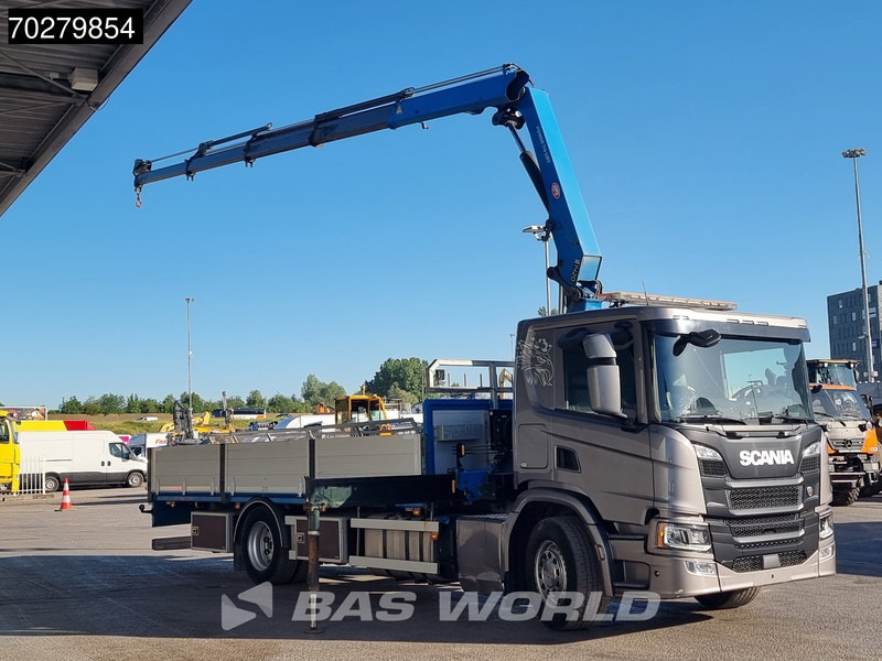 Scania P280 4X2 HMF Euro 6 - Camião de caixa aberta/ Plataforma, Caminhão grua: foto 3 Scania P280 4X2 HMF Euro 6 - Camião de caixa aberta/ Plataforma, Caminhão grua: foto 3