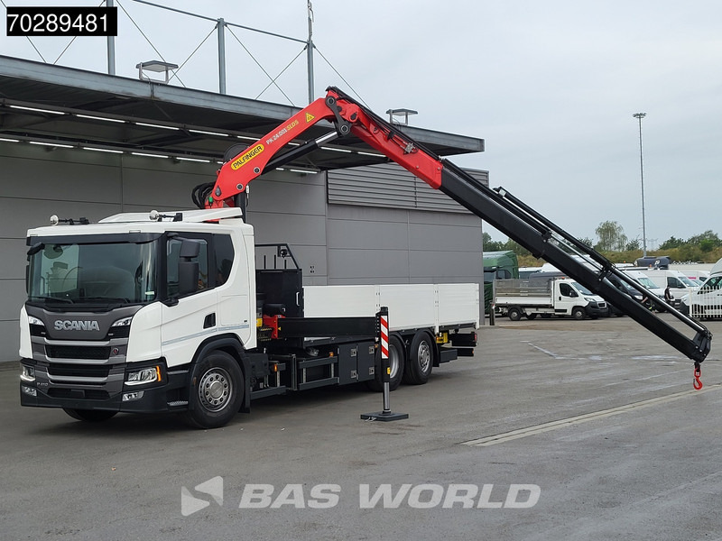 Scania P410 6X2 NEW! Palfinger PK24-001 SLD 5 Kran Crane Retarder Lift+steering axle - Camião de caixa aberta/ Plataforma, Caminhão grua: foto 3 Scania P410 6X2 NEW! Palfinger PK24-001 SLD 5 Kran Crane Retarder Lift+steering axle - Camião de caixa aberta/ Plataforma, Caminhão grua: foto 3