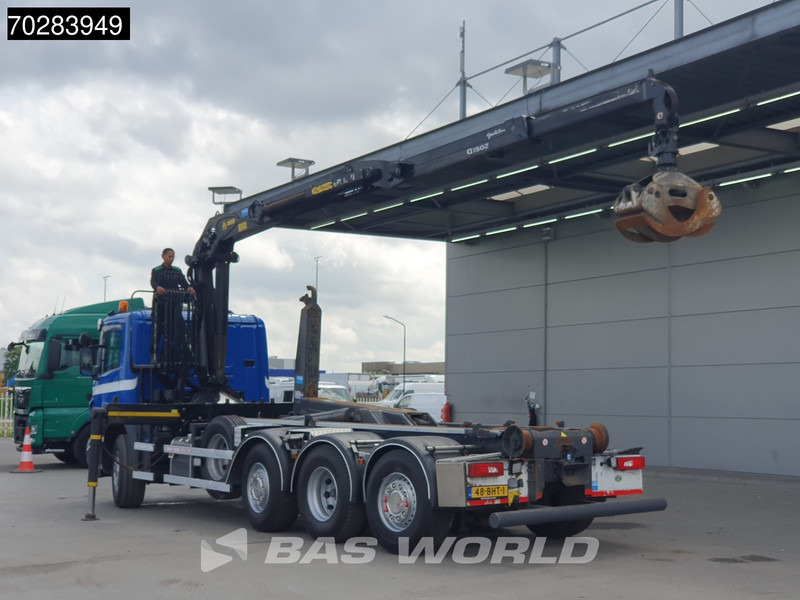 Scania P410 8X2 NL-Truck Palfinger Q150Z Crane 30T VDL hooklift Lift-Lenkachse Euro 6 - Caminhão polibenne, Caminhão grua: foto 2 Scania P410 8X2 NL-Truck Palfinger Q150Z Crane 30T VDL hooklift Lift-Lenkachse Euro 6 - Caminhão polibenne, Caminhão grua: foto 2