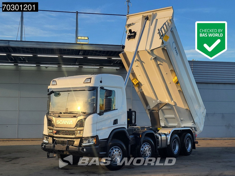 Scania P420 8X4 NEW 18m3 KH Tipper Big-Axle Steelsuspension Automatic Euro 6 - Caminhão basculante: foto 1 Scania P420 8X4 NEW 18m3 KH Tipper Big-Axle Steelsuspension Automatic Euro 6 - Caminhão basculante: foto 1