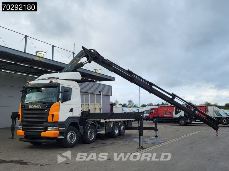 Scania R420 8X2 Palfinger PK74002 Kran Crane Retarder Lift-Steering Axle Euro 4 - Camião de caixa aberta/ Plataforma, Caminhão grua: foto 5 Scania R420 8X2 Palfinger PK74002 Kran Crane Retarder Lift-Steering Axle Euro 4 - Camião de caixa aberta/ Plataforma, Caminhão grua: foto 5
