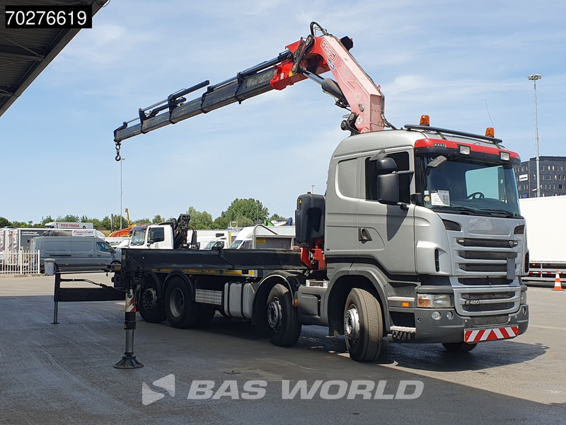 Scania R480 8X2 FASSI F660AXP.25 Manual Retarder Lift+Lenkachse Euro 5 - Camião de caixa aberta/ Plataforma, Caminhão grua: foto 2 Scania R480 8X2 FASSI F660AXP.25 Manual Retarder Lift+Lenkachse Euro 5 - Camião de caixa aberta/ Plataforma, Caminhão grua: foto 2
