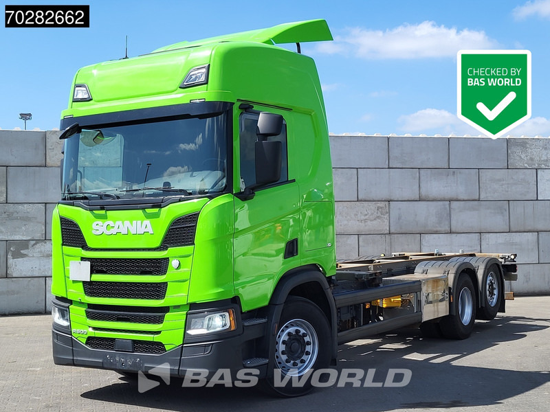 Scania R500 6X2 Retarder LED ACC Euro 6 - Caminhão transportador de contêineres/ Caixa móvel: foto 1 Scania R500 6X2 Retarder LED ACC Euro 6 - Caminhão transportador de contêineres/ Caixa móvel: foto 1